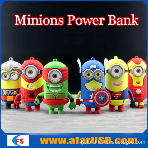 2016 Cartoon Gift Popular Selling Products Minions Power bank 5200mAh